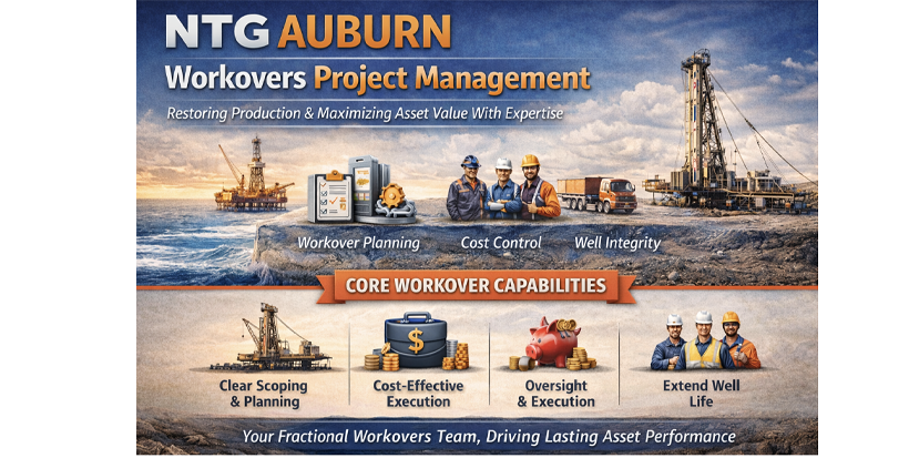Maximizing Asset Value: NTG Auburn’s Workovers Project Management Approach